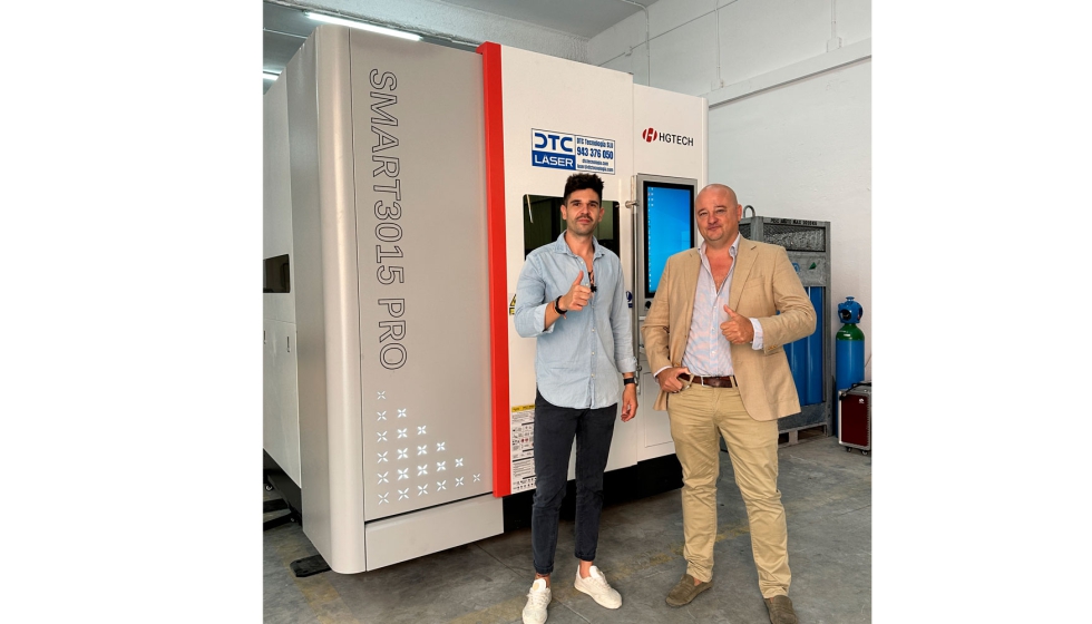 A la izq., Eduardo Matesanz, CEO de DTC Tecnologa, y Rafa Escuer, responsable producto y delegado comercial de la firma...