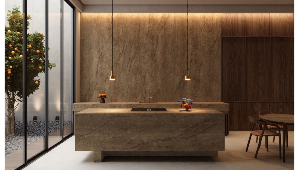 Eclos de Cosentino introduce la categora Inlayered Mineral Surface, basada en la tecnologa de diseo Inlayr