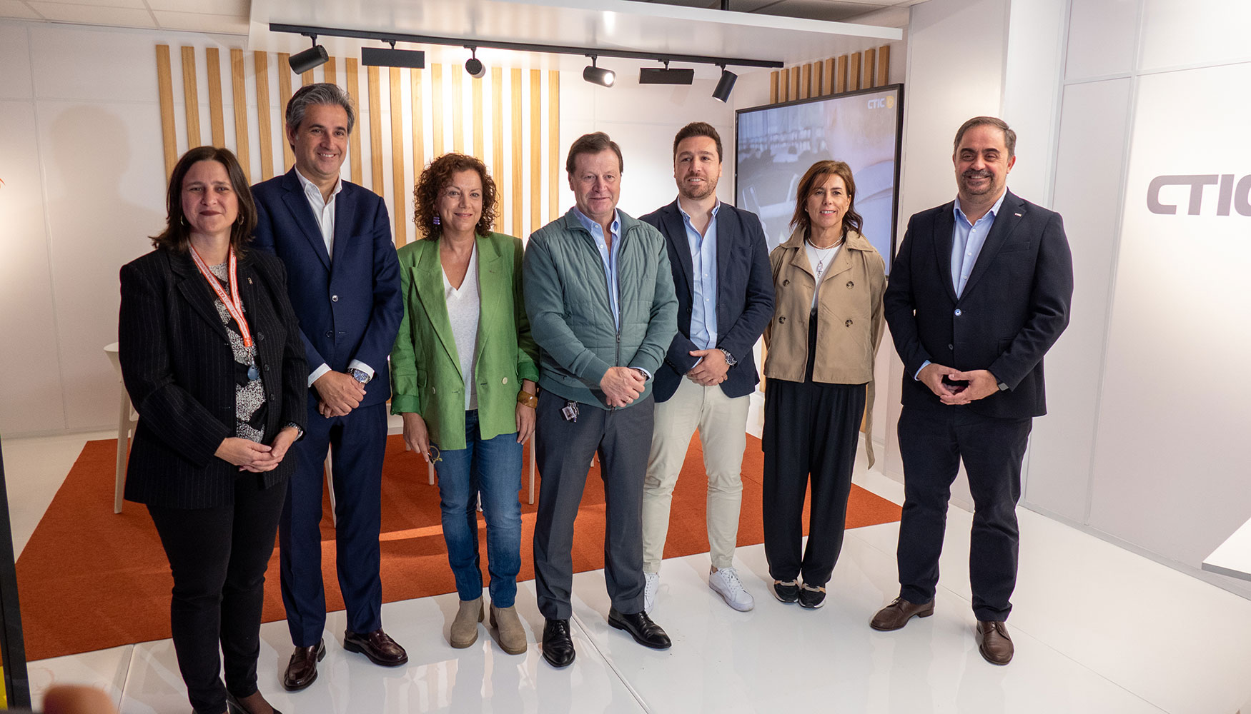 De izquierda a derecha, Eva Castao, directora de Planificacin y Desarrollo Corporativo de CTIC; Alberto Gonzlez Moreno...