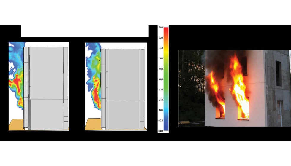 Ensayo virtual de fachada LEPIR II  Anlisis del efecto de la posicin de la ventana