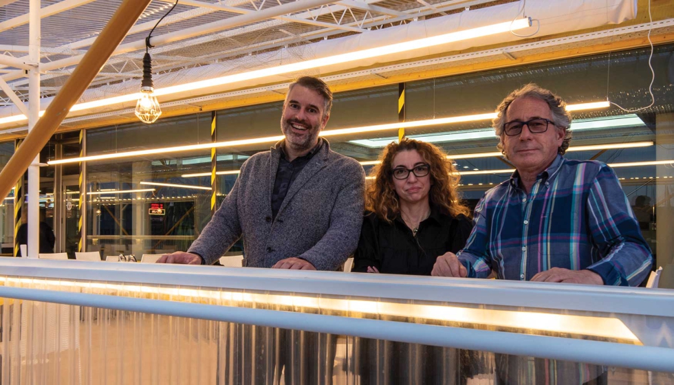 De izquierda a derecha: Juanjo Otero Vzquez, Cecilia Lpez Muios y Luis ngel Lpez Gmez