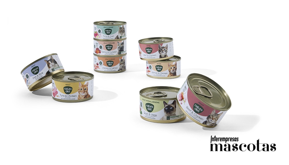 Natura Diet lanza Cat Pat, un total de nueve nuevas referencias de alimentacin hmeda que completan la gama de alimentacin para gatos...