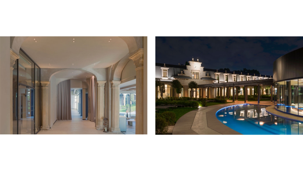 La luz act�a de protagonista para crear una experiencia sensorial tanto en el espacio exterior como en el interior. Fotos: Marco Reggi...