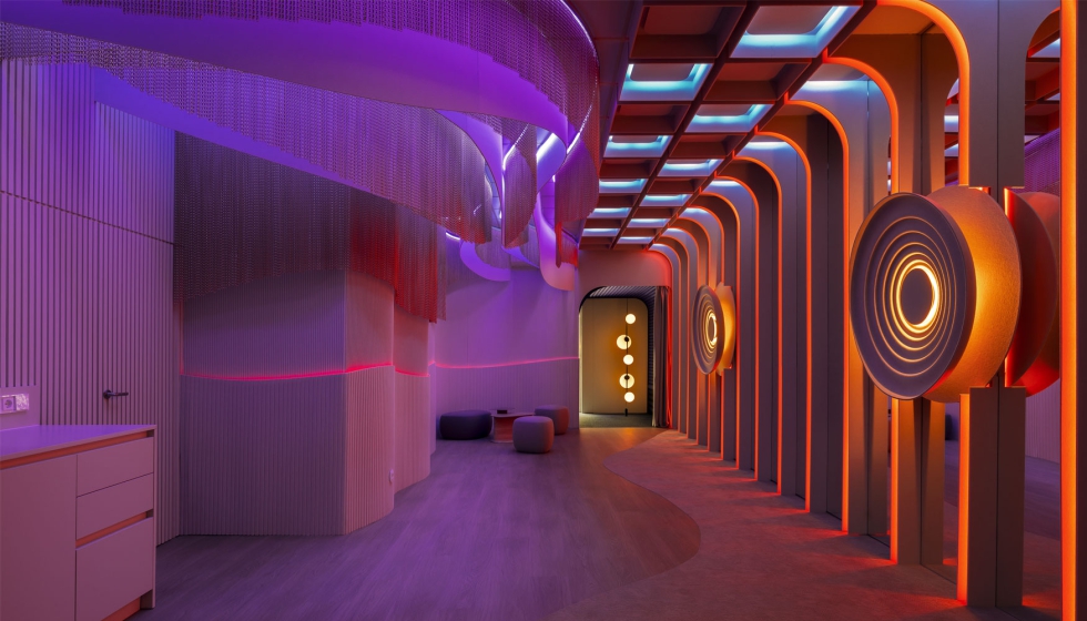 Imagen del espacio inmersivo de ECOcero. Foto: Maxi Conesa