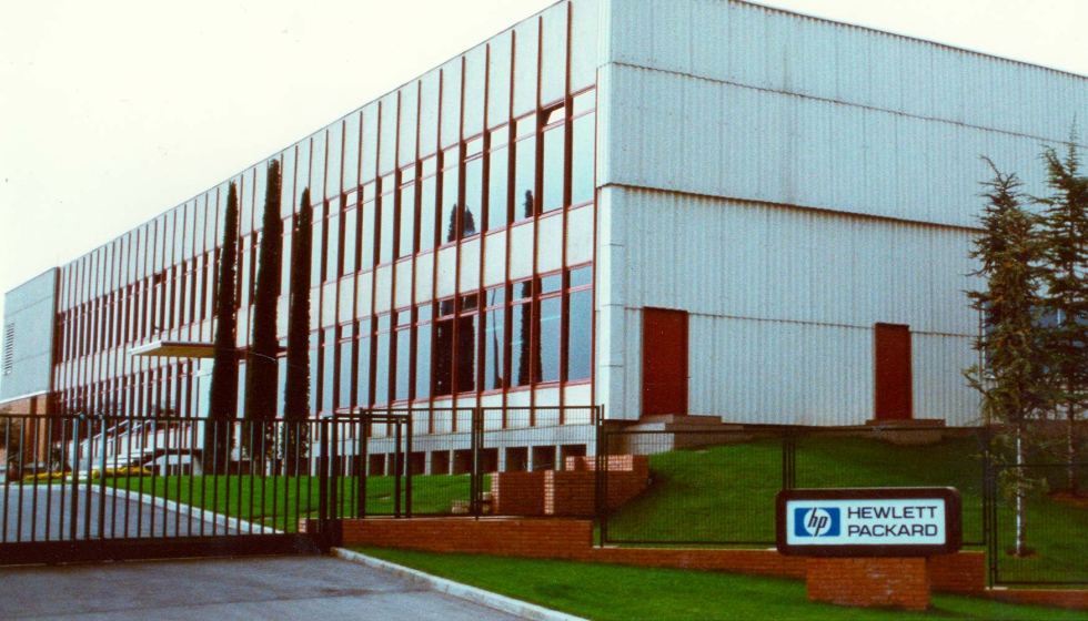 Planta de fabricacin de plter grficos en Terrassa (Barcelona) en 1985