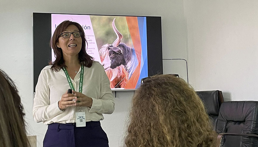 Intervencin de Eva Muoz Mejas en las XIII Jornadas de la Sociedad Espaola de Zootecnologa (SEZ)