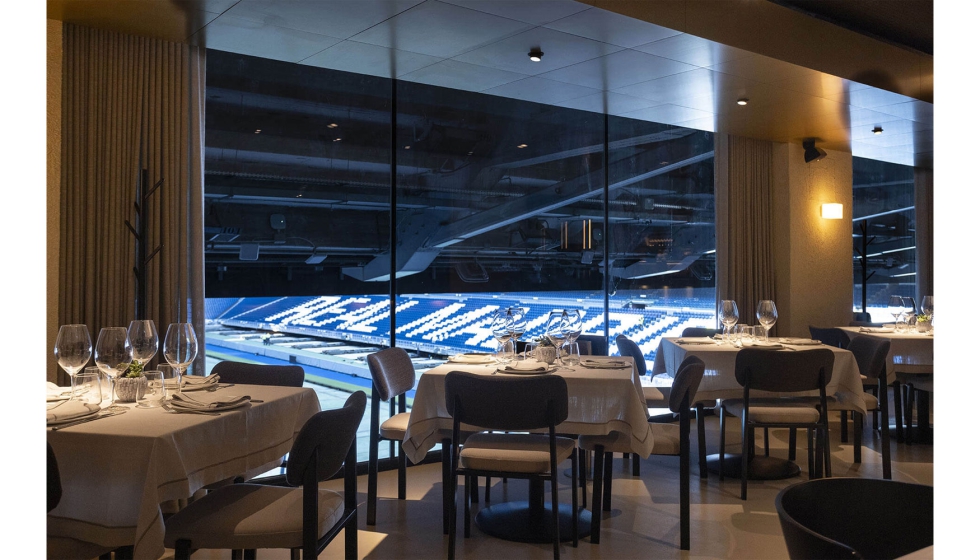 Restaurante de Grupo Arz�bal en el Estadio Santiago Bernab�u, un espacio de 500 m� distribuidos en dos plantas
