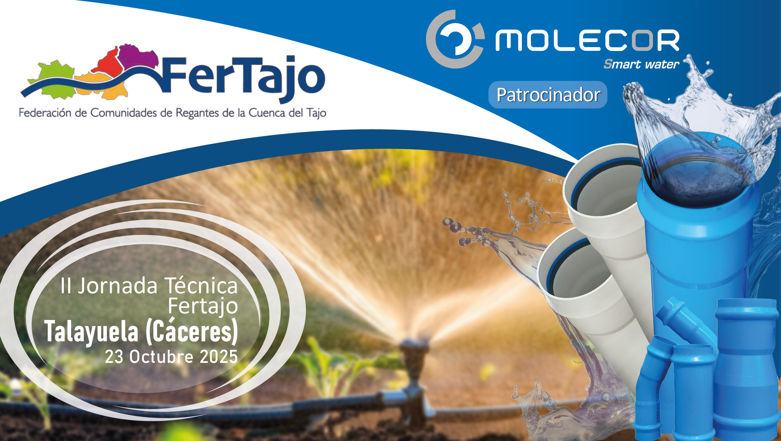 La jornada pondr� el foco en la transici�n hacia modelos de riego m�s sostenibles y resilientes que garanticen la competitividad del sector agrario...