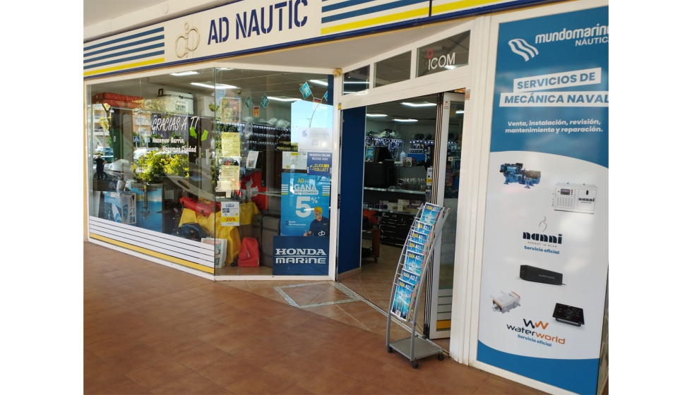 La tienda del Grupo Mundo Marino es una de las franquicias de AD Nautic en Espa�a