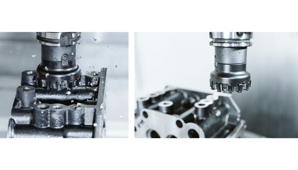 Las fresas MaxiMill - S-Power est�n disponibles en di�metros est�ndar de �56 a �125...