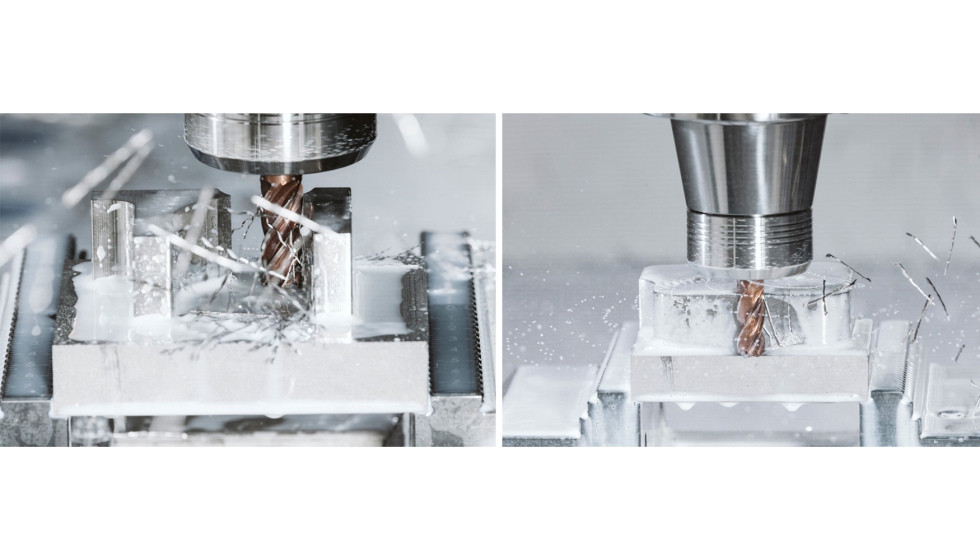 La geometra de la MonsterMill - ISO-S se ha diseado para generar el mnimo calor posible durante el proceso de mecanizado...