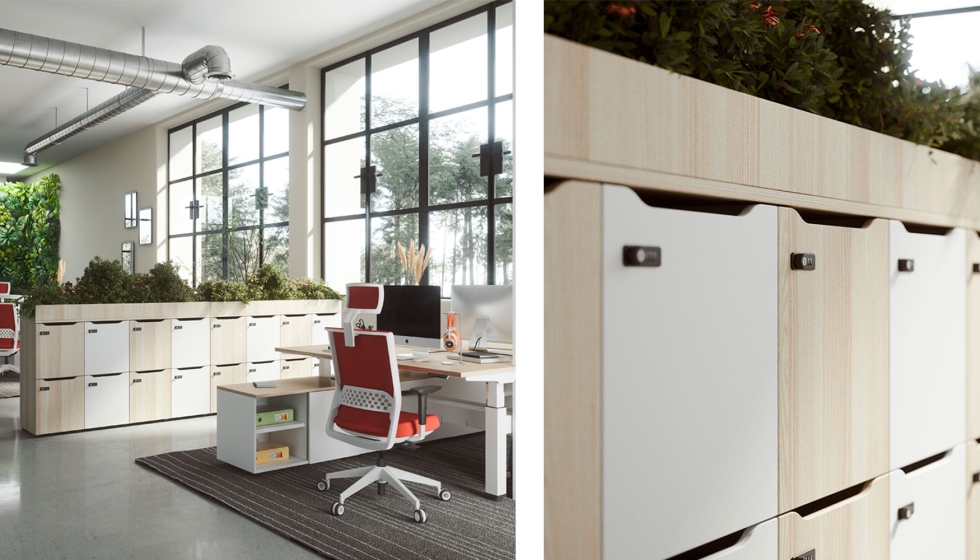 El sistema permite múltiples configuraciones y acabados personalizables, con cerraduras electrónicas, mecánicas o RFID... El sistema permite múltiples configuraciones y acabados personalizables, con cerraduras electrónicas, mecánicas o RFID...