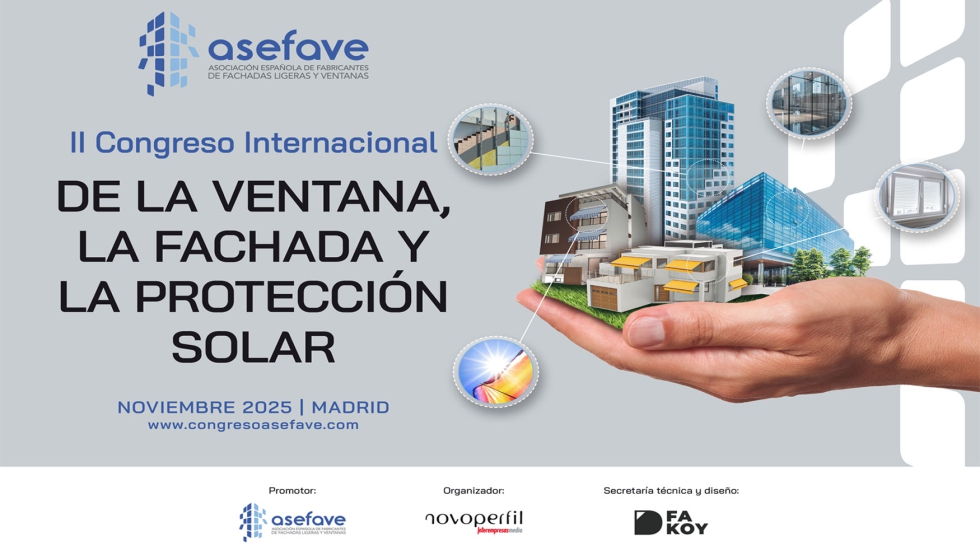 El Congreso Internacional de la Ventana, la Fachada y la Proteccin Solar, promovido por Asefave, celebra su segunda edicin...