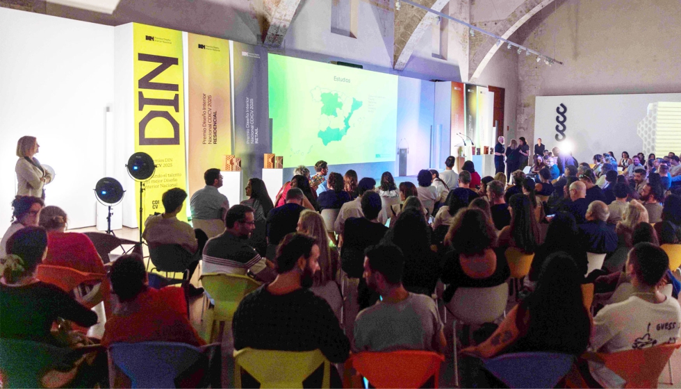 Gala de los premios DIN organizada por el Colegio Oficial de Dise�adores de Interior de la Comunitat Valenciana (CDICV) en el Centro del Carmen de...