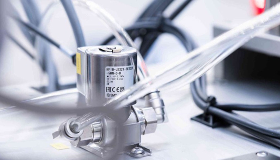 V�lvula de 2 v�as de SMC compatible con soplado de nitr�geno, serie HF1B-JSX