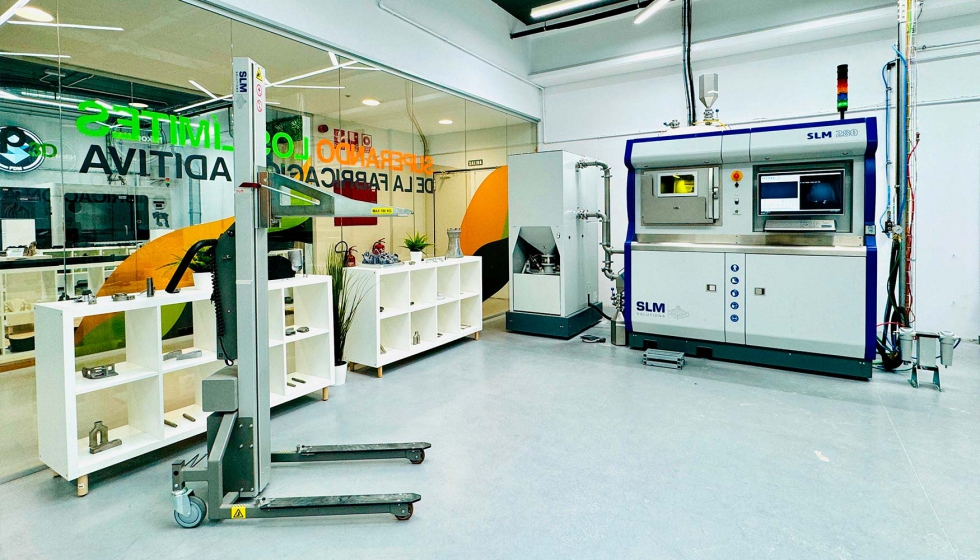 Instalaciones de Aitiip 3D, en Zaragoza