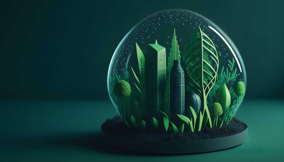 Prescribir materiales sostenibles ya no es una opcin estratgica, sino una necesidad competitiva. Imagen: Skyoverse, en Pixabay...