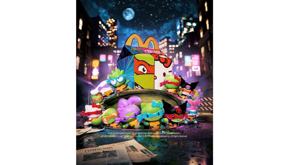 Happy Meal Teenage Mutant Ninja Turtles x Hello Kitty and Friends de McDonald's