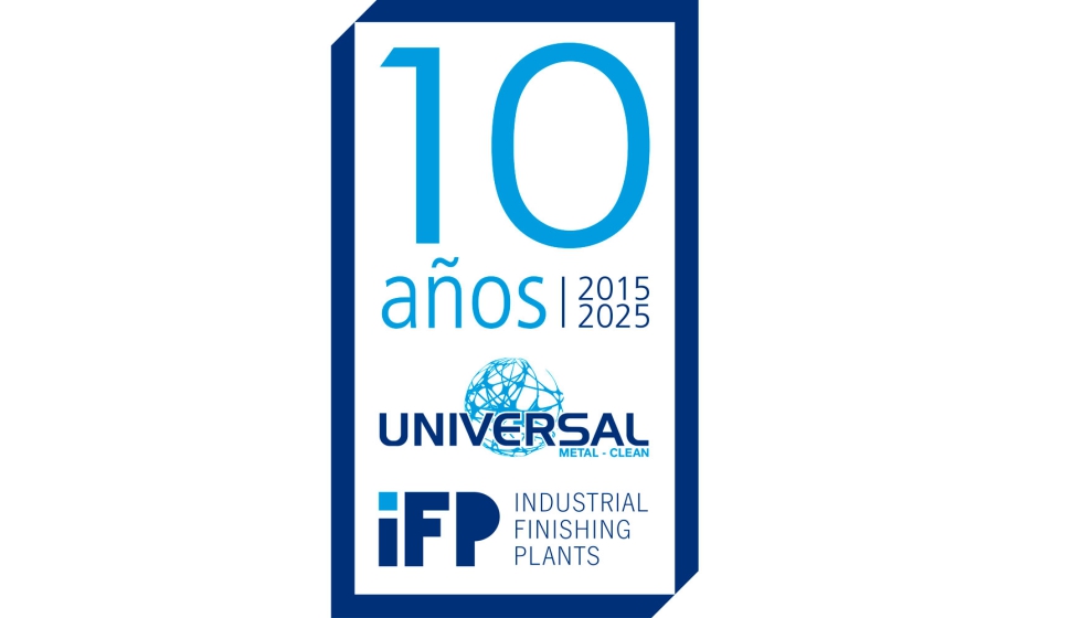 Logo de los 10 aos de colaboracin elaborado especialmente para la ocasin