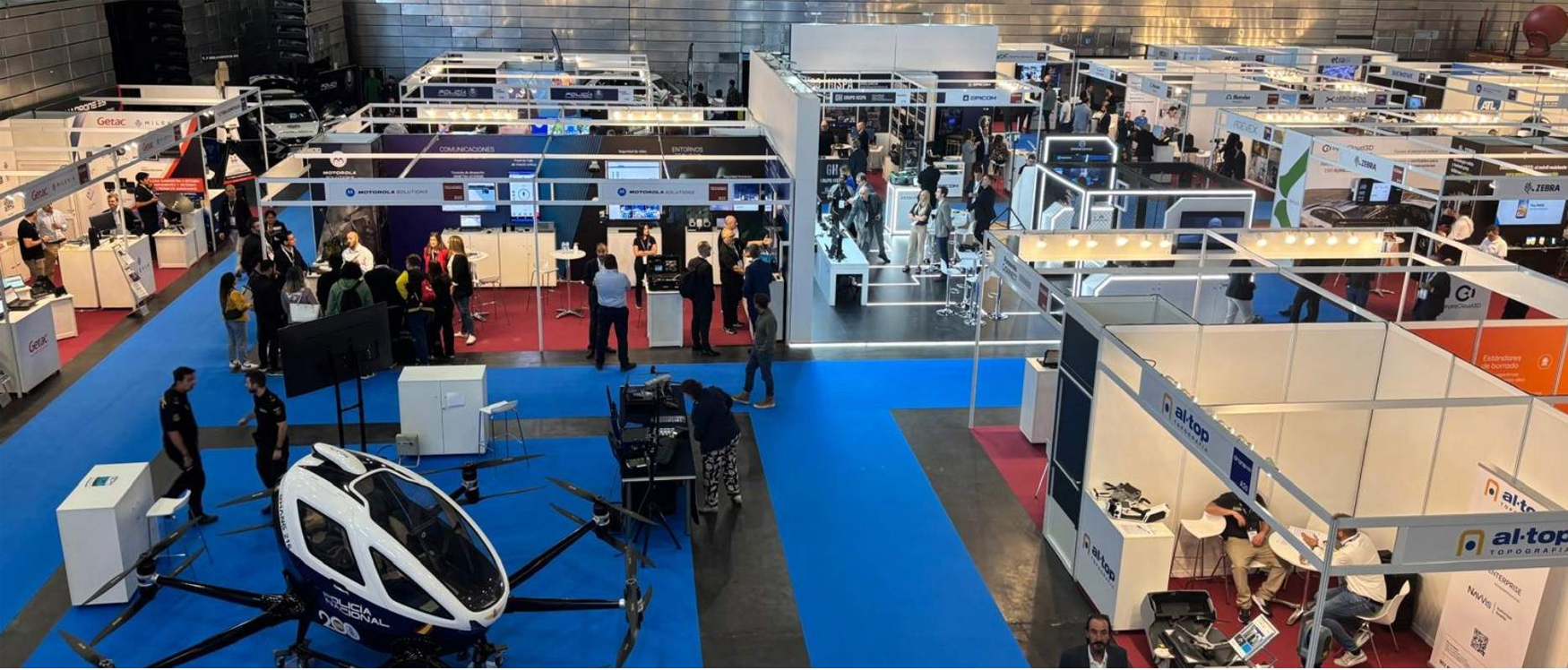 El evento cont� con un �rea de demostraci�n de vuelos de drones