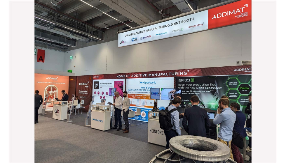 Stand agrupado de Addimat en Formnext 2024