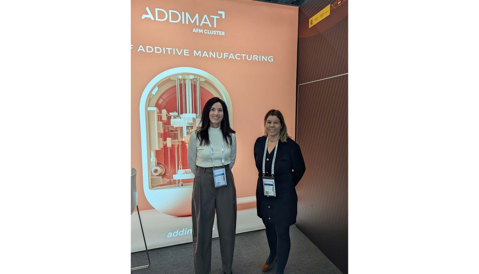Naiara Zubizarreta, directora de Addimat, y Cristina Urionabarrenechea, de AFM Cluster