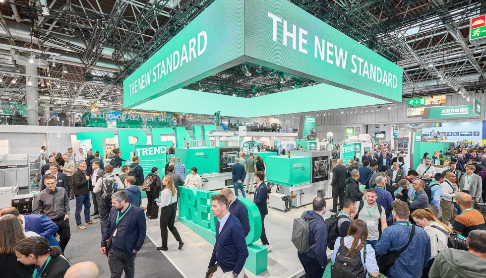 Im�n para los visitantes: en el stand 13A13, Arburg se present� como un proveedor integral sostenible con su �All in! arburgSOLUTIONworld�...