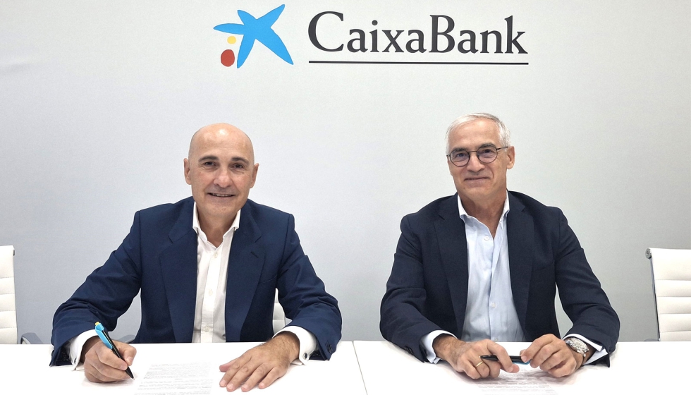Firma del convenio de colaboraci�n ente la FEV y CaixaBank