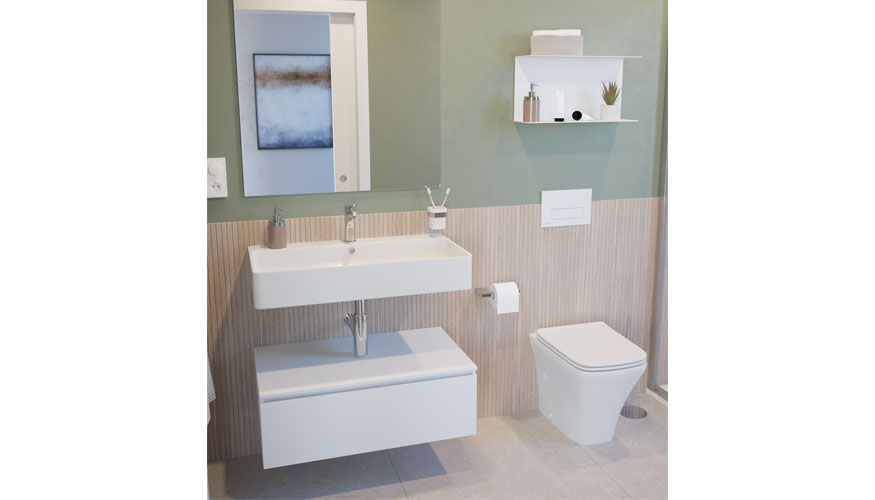 El modelo Sineu est diseado para combinar esttica contempornea y ensamblado, lo que permite una instalacin gil...