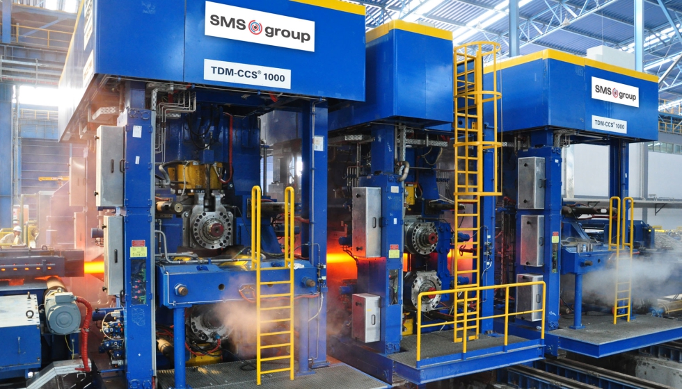 Soporte compacto de cartuchos (CCS) en la planta de perfiles pesados de SULB en Bar�in...