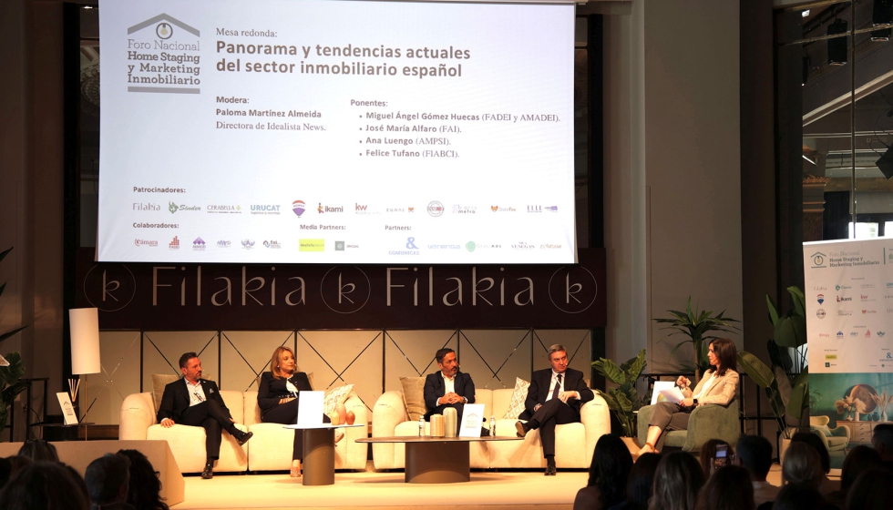 Imagen de una de las mesas de debate del II Foro Home Staging y Marketing Inmobiliario