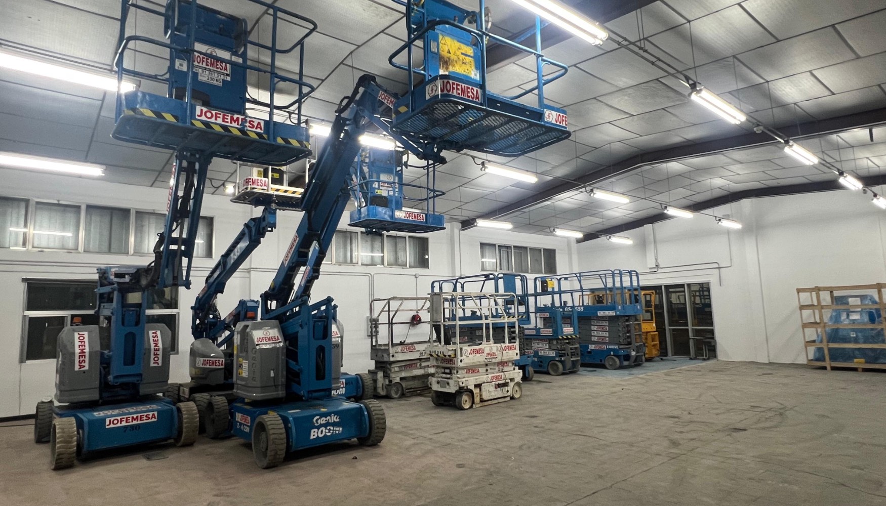 Imgenes de varias de las reas de la nueva delegacion de Valladolid