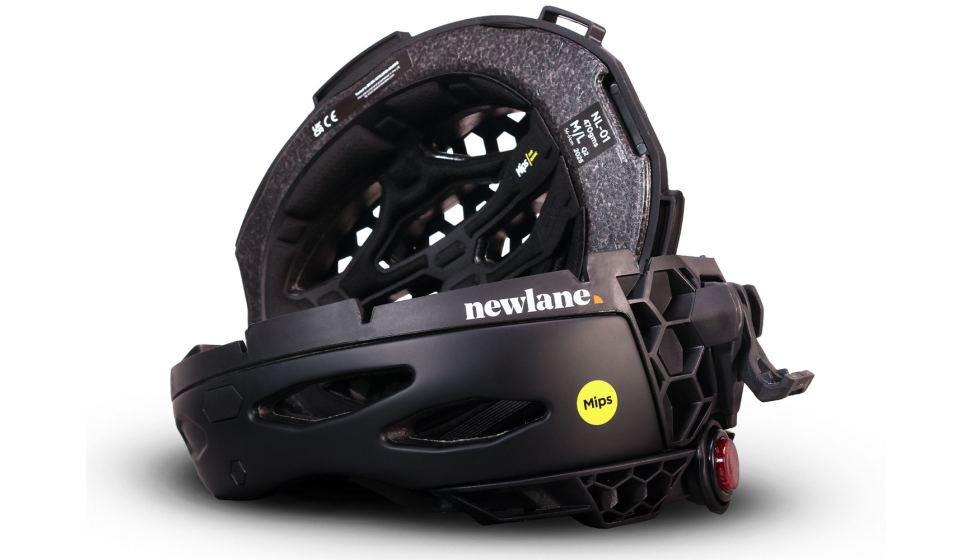 El casco plegable Newlane x Mips redefine la seguridad y la comodidad para los ciclistas urbanos