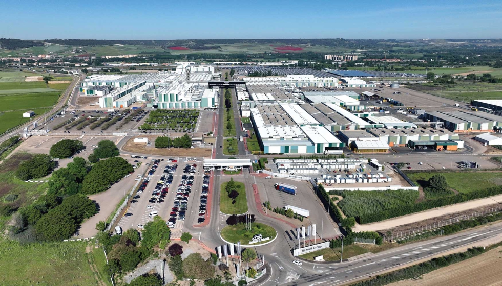 La planta de Renault Group en Palencia, que ha reducido un 40% el consumo energ�tico por veh�culo producido