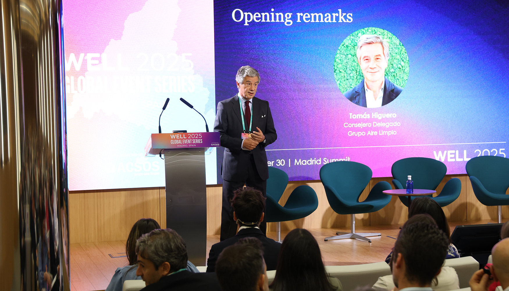 El Well Regional Summit celebrado en Madrid estuvo coorganizado por el IWBI y Grupo Aire Limpio