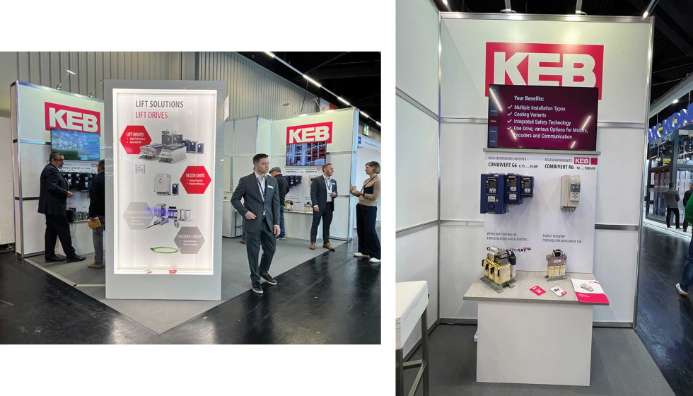 En interlift, KEB present tambin sus ltimas novedades en unidades regeneradoras y filtros de alta gama