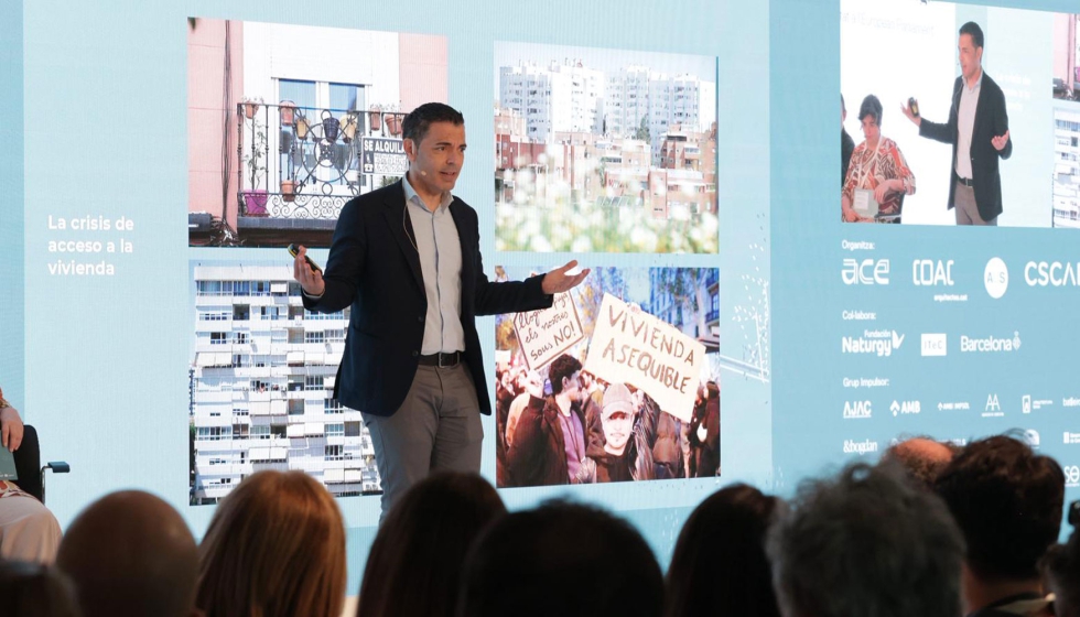 Marc Ros durante su intervención en ‘Descarbonizando la Arquitectura