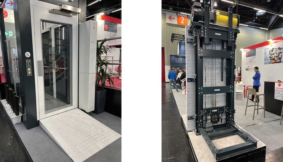 La mejorada HeartHome Elevator y el kit para homelift eltrico centraron las novedades de Morispain en interlift 2025...