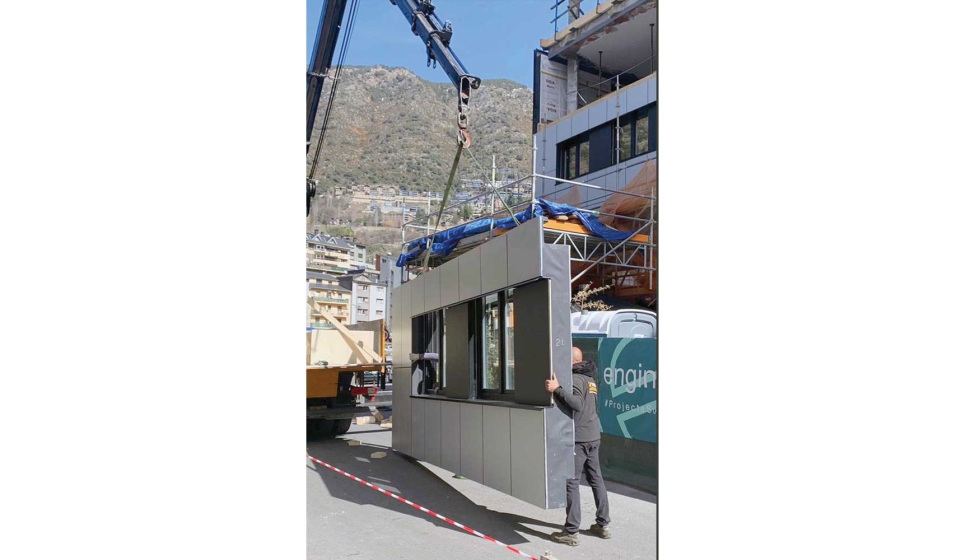Rehabilitacin del edificio de una empresa financiera en Andorra