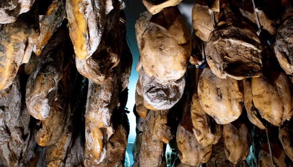 La curacin lenta y natural en secaderos y bodegas de Csar Nieto se beneficia del clima fro y seco de la zona...