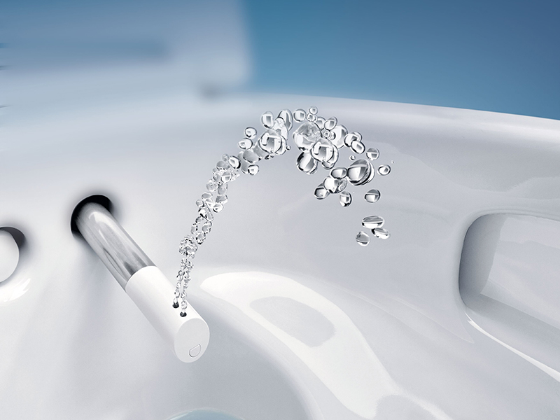 Tecnologia de duche WhirlSpray Tecnologia de duche WhirlSpray