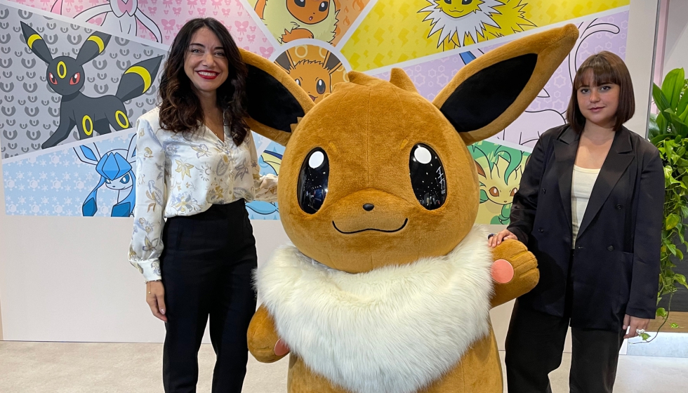 Romina Ialongo, manager, licensing Italy & Spain, y Gala Bertolin, licensing specialist Italy & Spain de The Pokmon Company International...