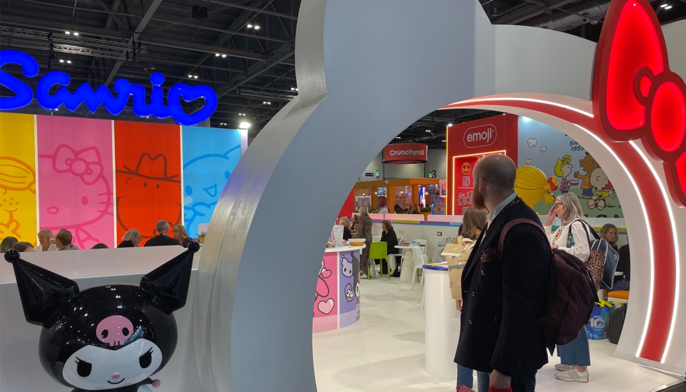 Stand de Sanrio en Brand Licensing Europe