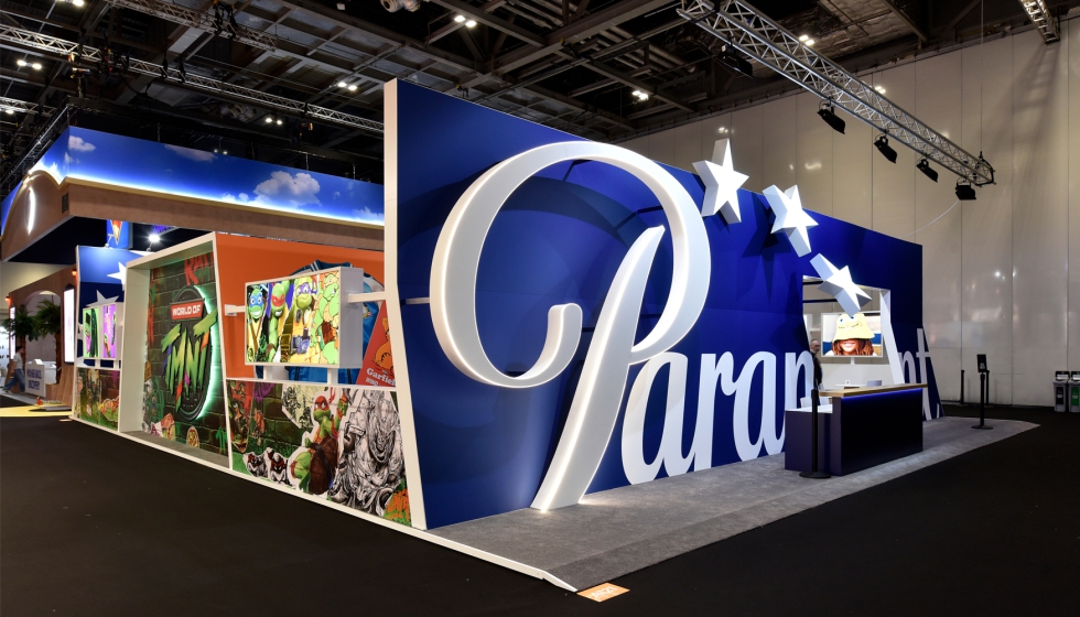 Stand de Paramount en Brand Licensing Europe