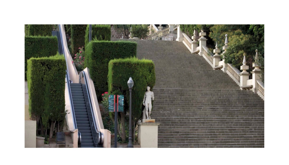 TK Elevator se ha adjudicado el proyecto de sustitucin completa de 22 escaleras que proporcionan acceso a Montjuic, una zona icnica de Barcelona...