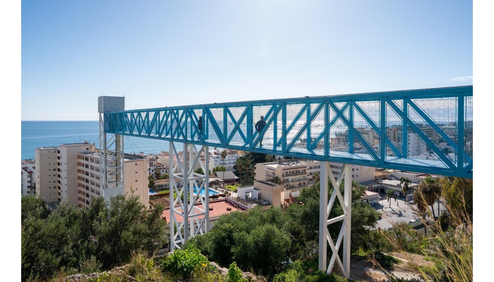 Torremolinos inauguraba a finales del pasadao mes de enero el ascensor panormico del Parque de La Batera...