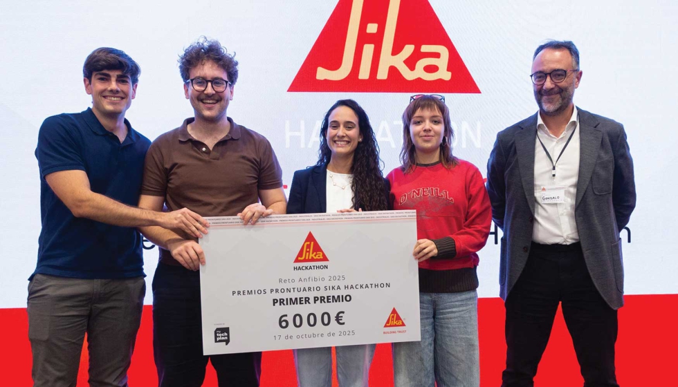 El equipo McQueen, integrado por Rodrigo Rosell y Pau Ob�n (ETSII UPV), Eva Puente y Alba Poveda (ETSIDI UPM), fue el vencedor de Hackathon 2025...