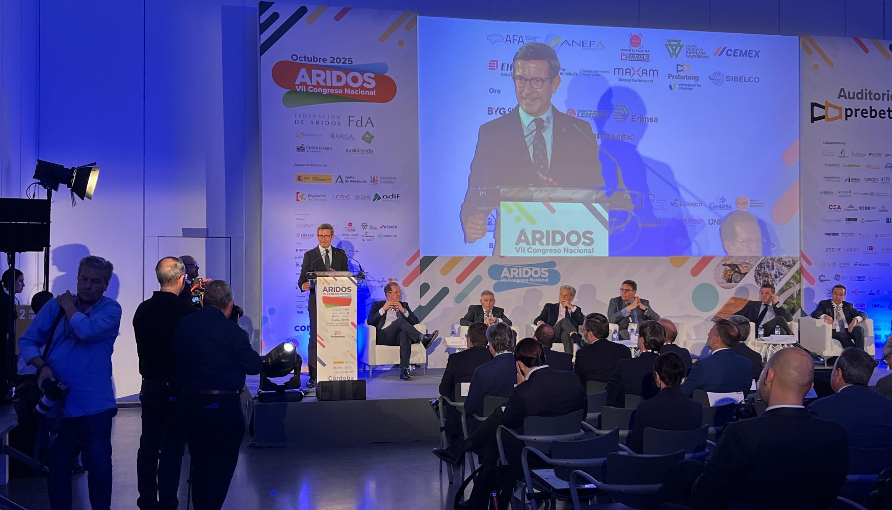 Intervencin de Jorge Paradela, consejero de Industria, Energa y Minas de la Junta de Andaluca, durante el acto de clausura...