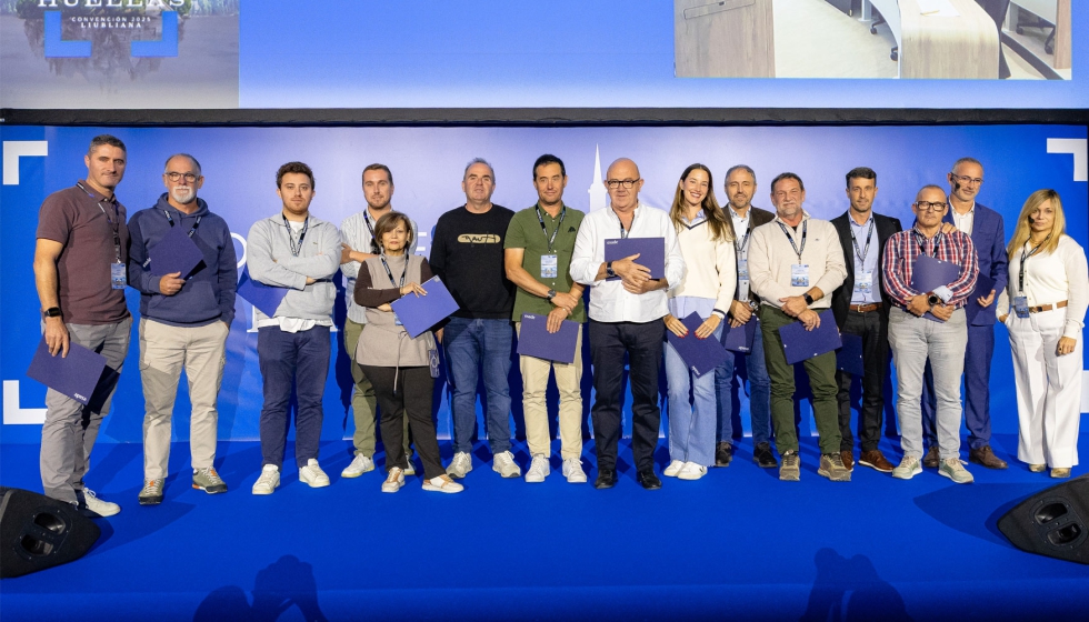 Reconocimiento a los talleres de la Red Aluminier Technal. Foto: Matia Scukovt