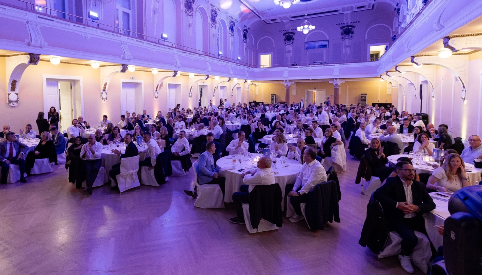 Cena de gala en la Convencin de la Red Aluminier Technal. Foto: Matia Scukovt